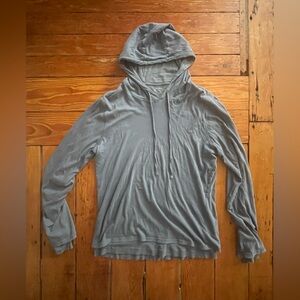 Vince Slate Gray Hooded Pullover